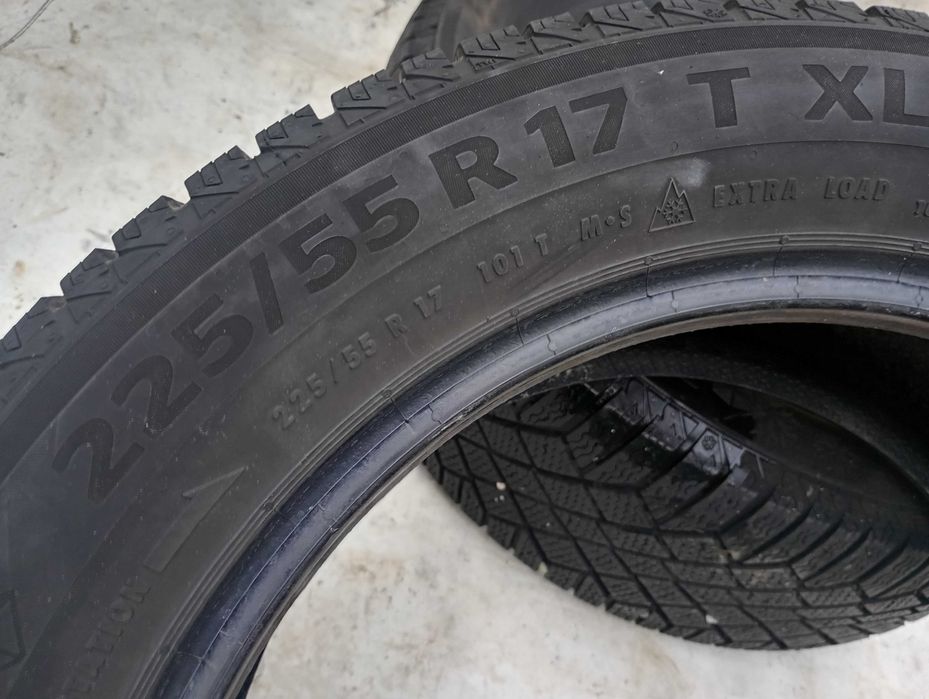 225/55 r17 -2шт- Continental  шини резина зима 225 55 17 (k14*2)