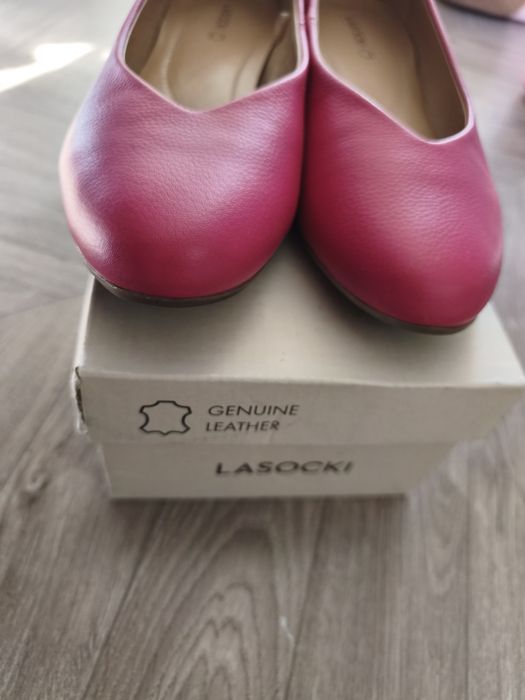 Baleriny skórzane Lasocki