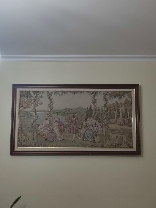 Quadro antigo com digníssima imagem.
