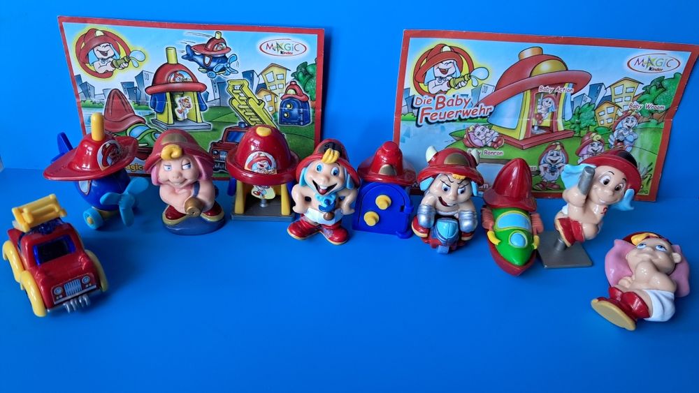 Strażacy z jajek kinder