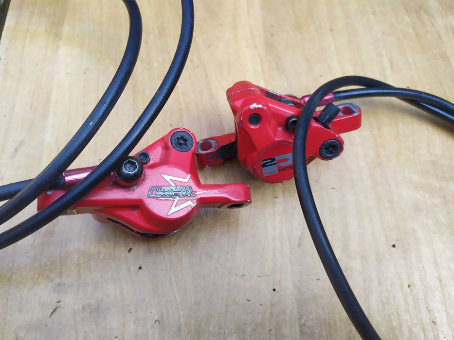 Tektro ORION hamulce tarczowe hydrauliczne  Alu/Carbon dł. 79/150cm PM