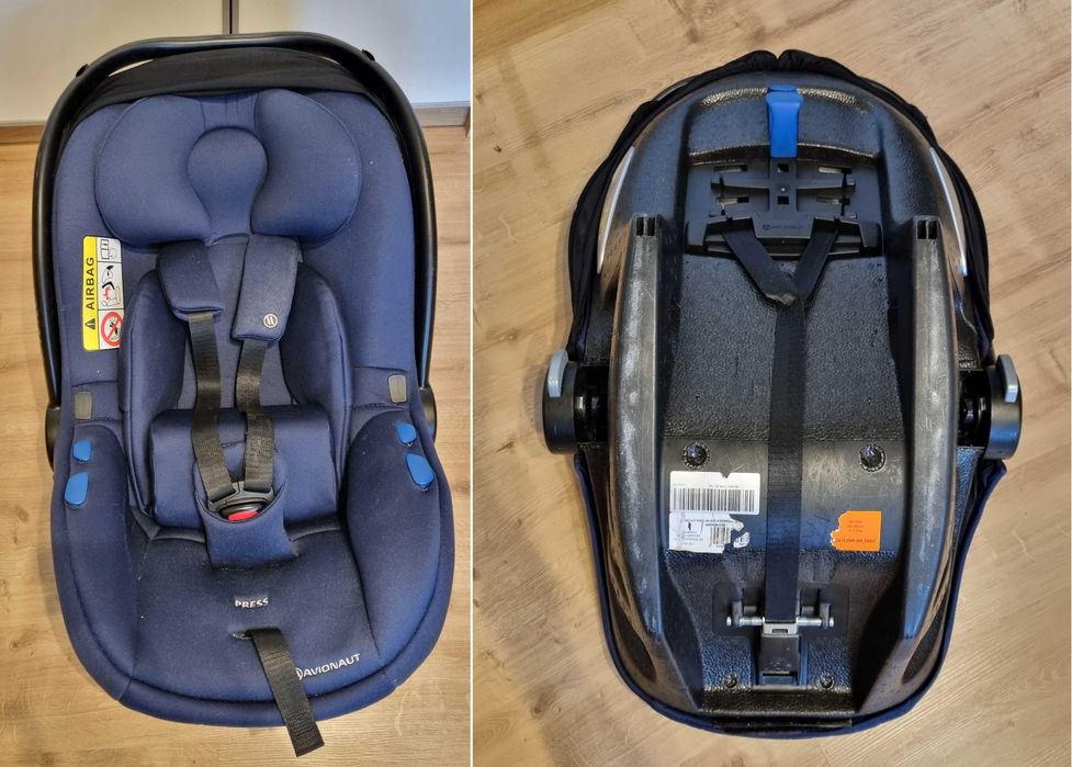 Bardzo lekki 2.5kg fotelik Avionaut Ultralite Pixel Instanbul Navy 0-13kg