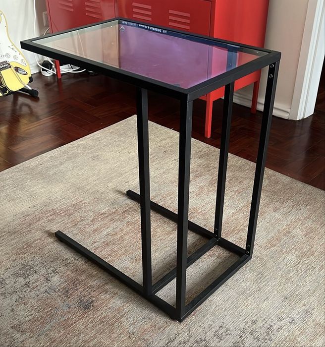 Mesa de apoio preta