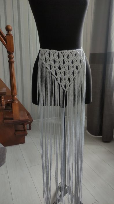 Фартух в етностилі припинда макраме