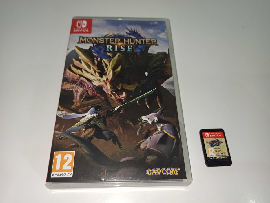 nintendo switch MONSTER HUNTER RISE po polsku polowanie na potwory