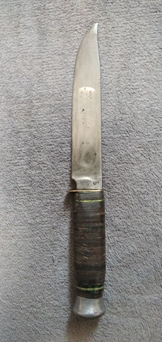 Stary nóż typu bowie, Karl Schlieper, Eye Brand, Solingen, wojskowy.