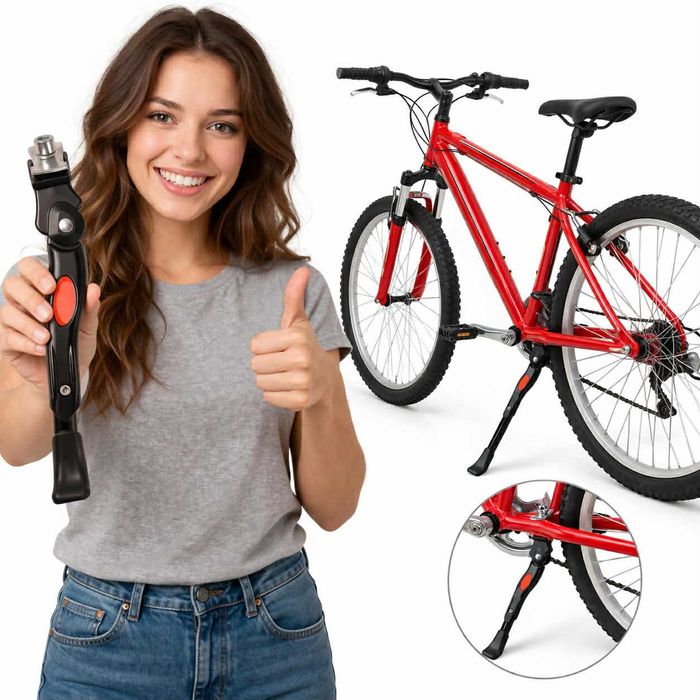 NOWA stopka rowerowa regulowana – stabilny postój + ochrona roweru