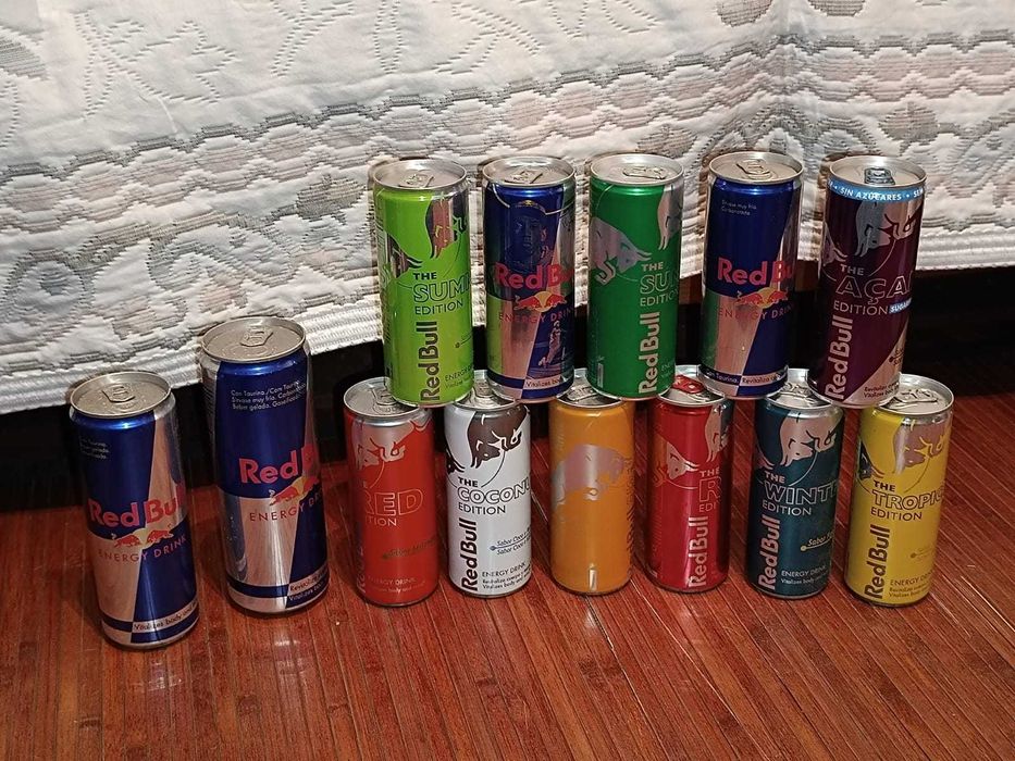 Coleção de Latas Monster e + energéticos (200+ unidades seladadas)