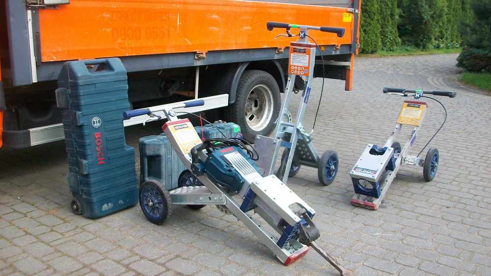 Wózek do skuwania płytek pod młot Bosch GSH16