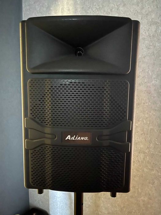 портативна акустична система з радіомікрофоном(колонка акумуляторна)