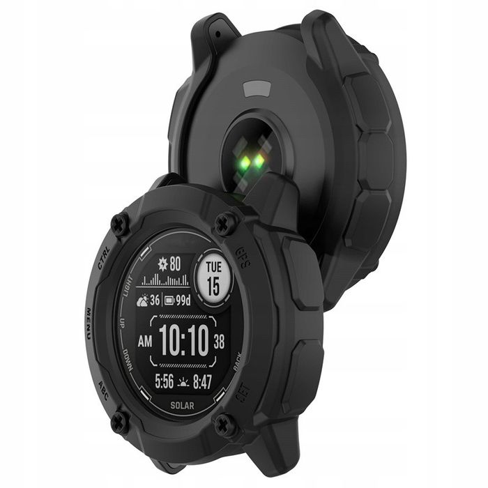 2 X Szkło 9H + Etui do Garmin Instinct 2X Solar