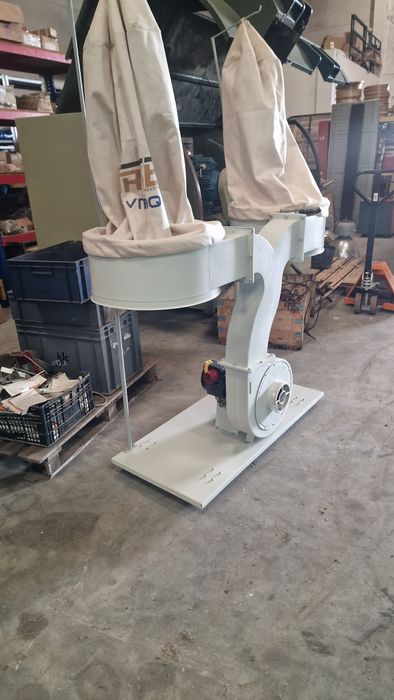 Aspiracao de 2 sacos maquinas de carpintaria