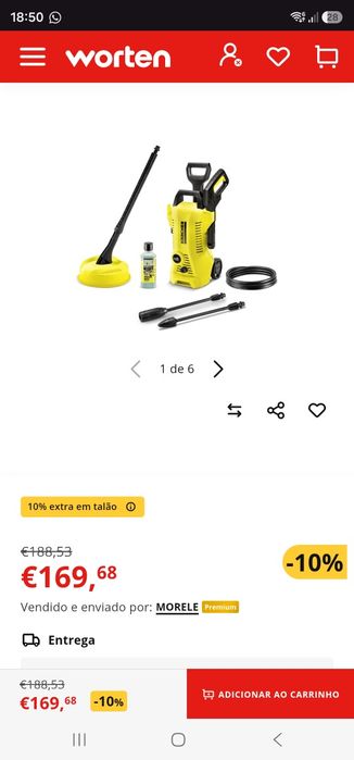 Lavadora de pressão Karcher K2