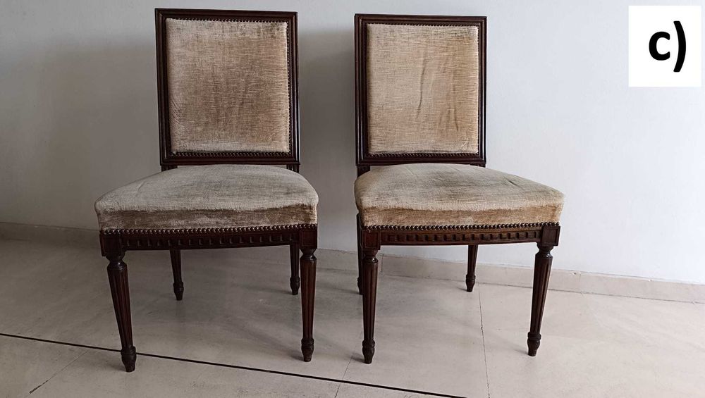 Cadeiras em madeira de muito boa qualidade e em ótimo estado