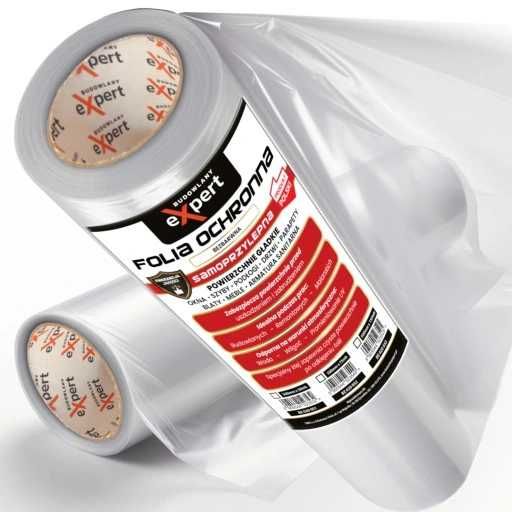 Samoprzylepna Folia Ochronna do Drzwi i Okien 75m