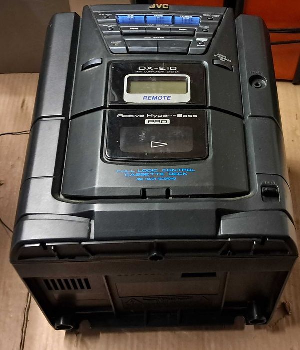 Retro mini wieża  JVC DX-10BK