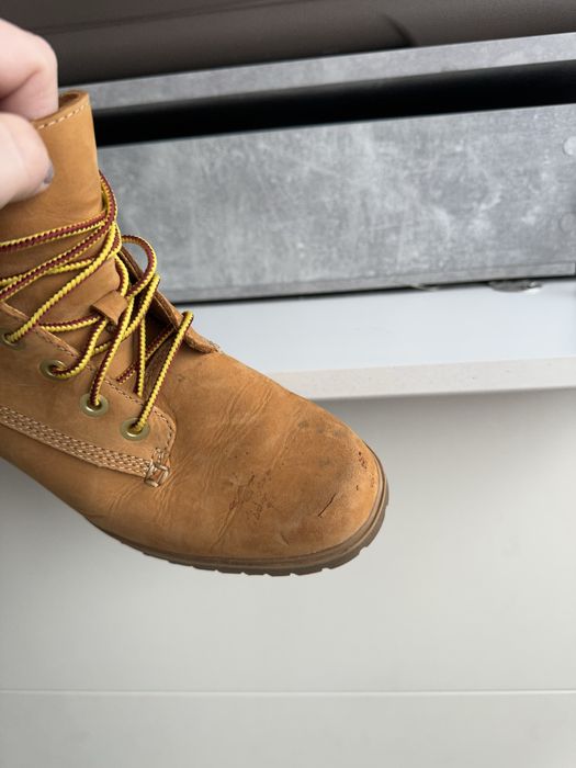 Damskie buty musztardowe Timberland