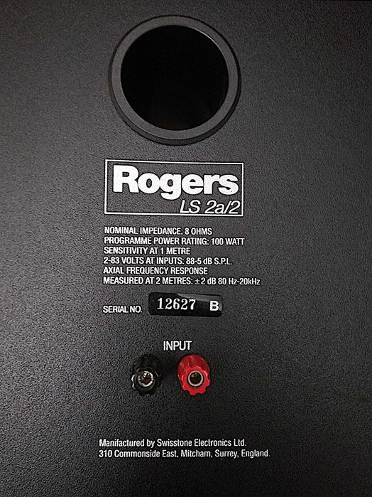 Colunas de Som Rogers LS2a/2
