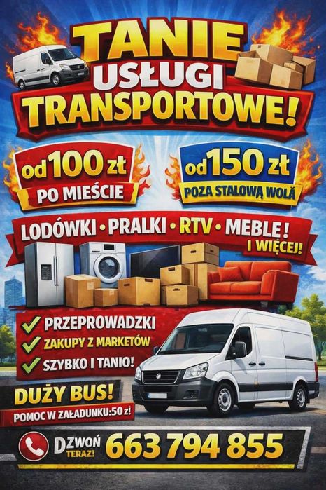 Transport i przeprowadzki | Wnoszenie | Stalowa Wola