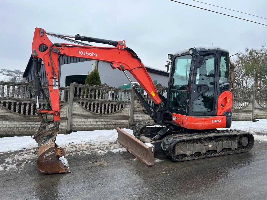 Kubota U48-4 * Koparka Gąsienicowa * Kubota U48 * 5 Ton * Zerowy Obrys * Stan Bardzo Dobry * Midi Koparka * Nowe Gąsienice *  * Sprowadzona * 2018 Rok * Waga 4775kg * minikoparka * jcb cat u55 u50