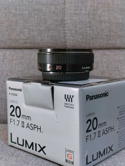 Obiektyw Panasonic LUMIX G 20mm f/1.7 II ASPH