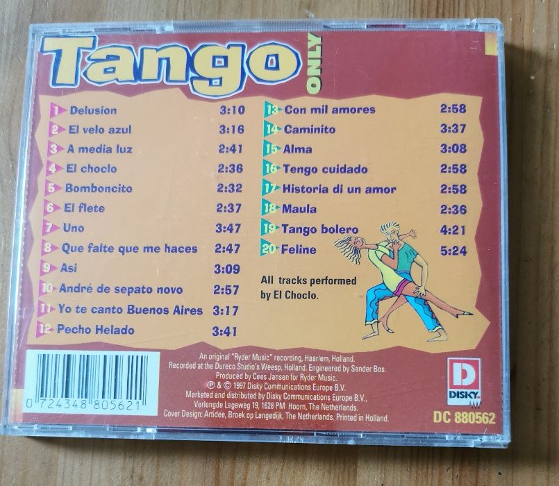 Tango only płyta Cd