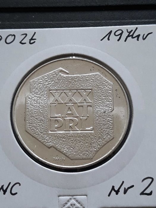 200 zł XXX Lat PRL - 1974 r. - nr 2 - mennicze
