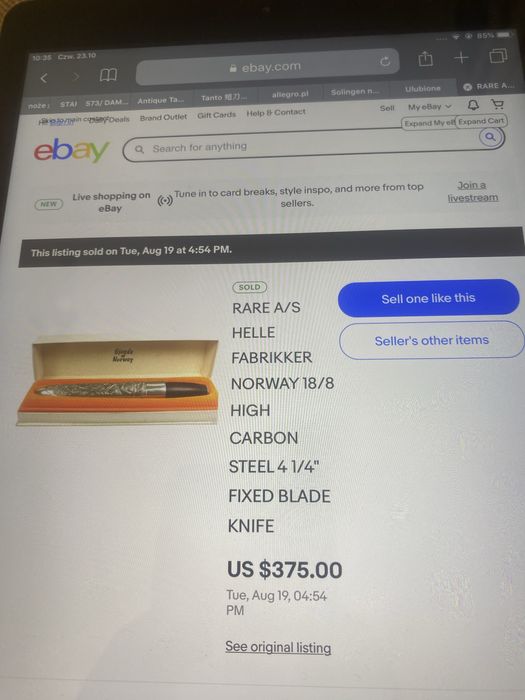 Nóż Norweski kolekcjonerski