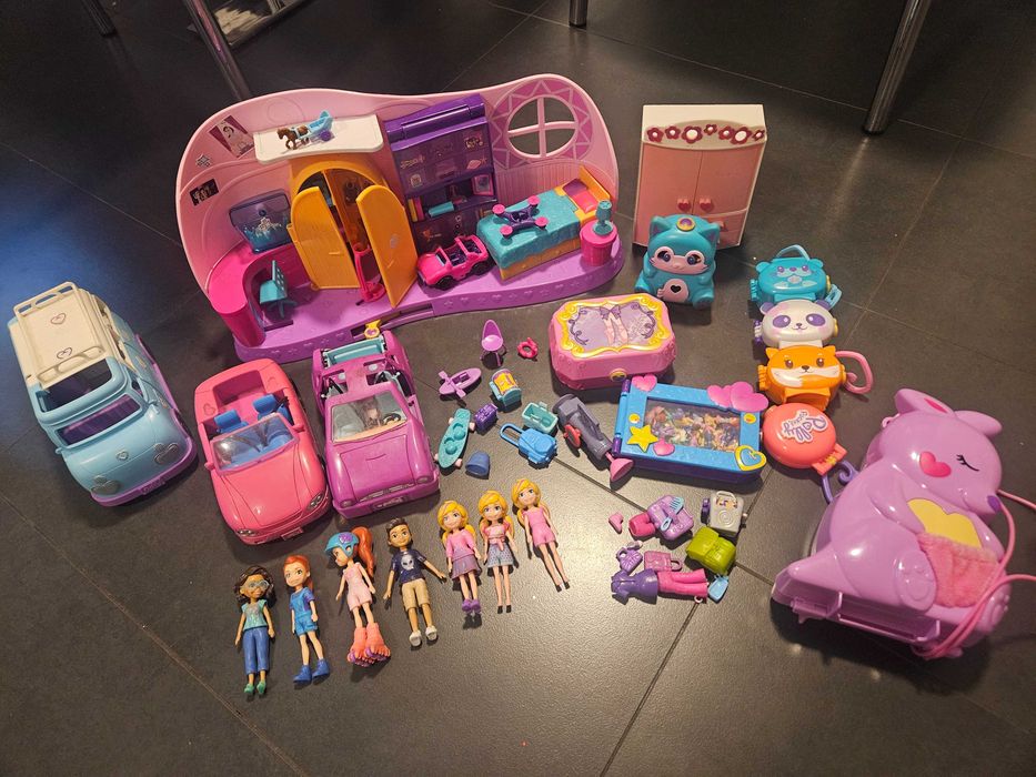 Polly pocket wielki zestaw