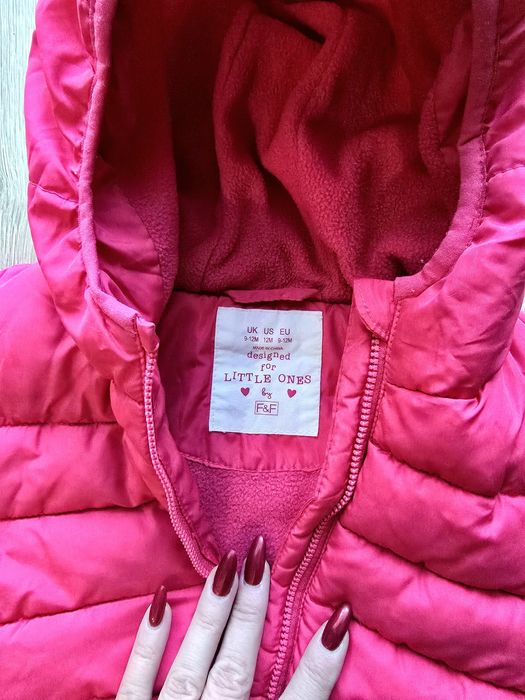 Kurtka zimowa dla dziewczynki F&F rozm.80