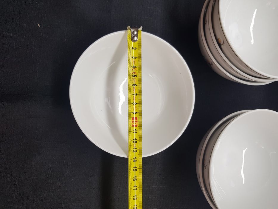 Komplet 6 miseczek , Mandaryn, stara chińska porcelana Vintage