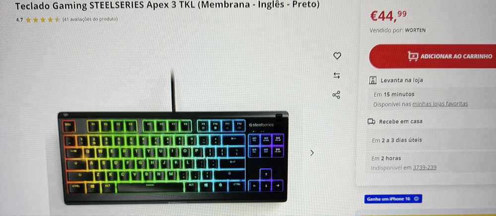 Teclado rato tapete steelseries