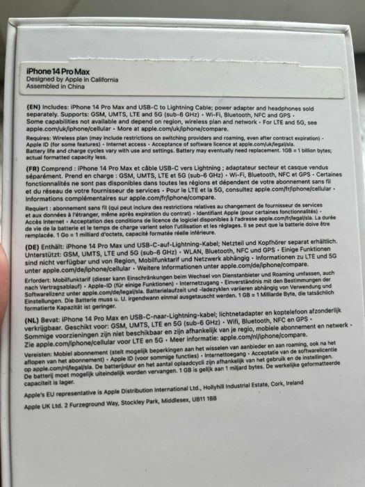 Iphone 14 pro max 128 gb