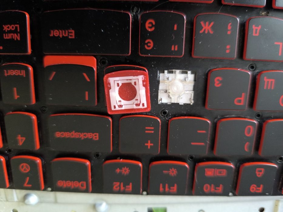 Клавиатура кнопки Lenovo y520
