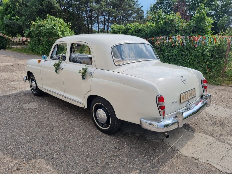 Auto Zabytkowe Klasyk Mercedes Ponton 1960r. do Ślubu Limuzyna