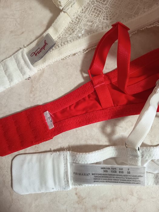 Stanik biustonosz 85 B zestaw 6 sztuk Triumph Primark