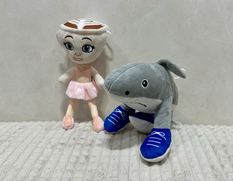 Фігурка-мʼяка іграшка Балерина Капучино,Тралалеро Тралала,мем Brainrot