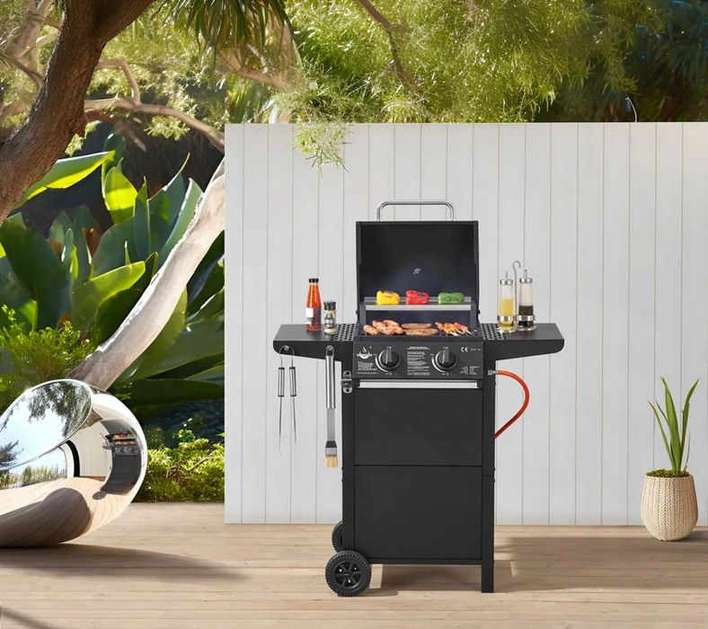 Grill gazowy EL FUEGO SAN JOSE 2palniki żeliwny ruszt QUTLET !