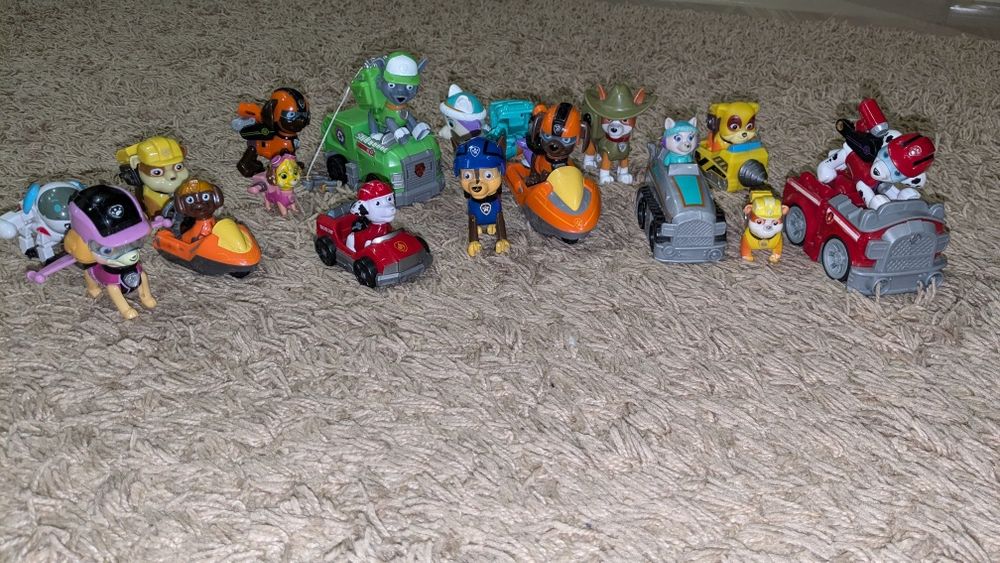 Іграшки щенячий патруль, герої щенячого патруля