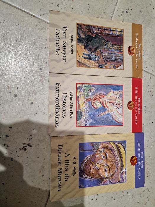 Livros biblioteca de verão