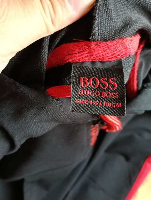 Komplet dresowy Hugo Boss czarny 104/110