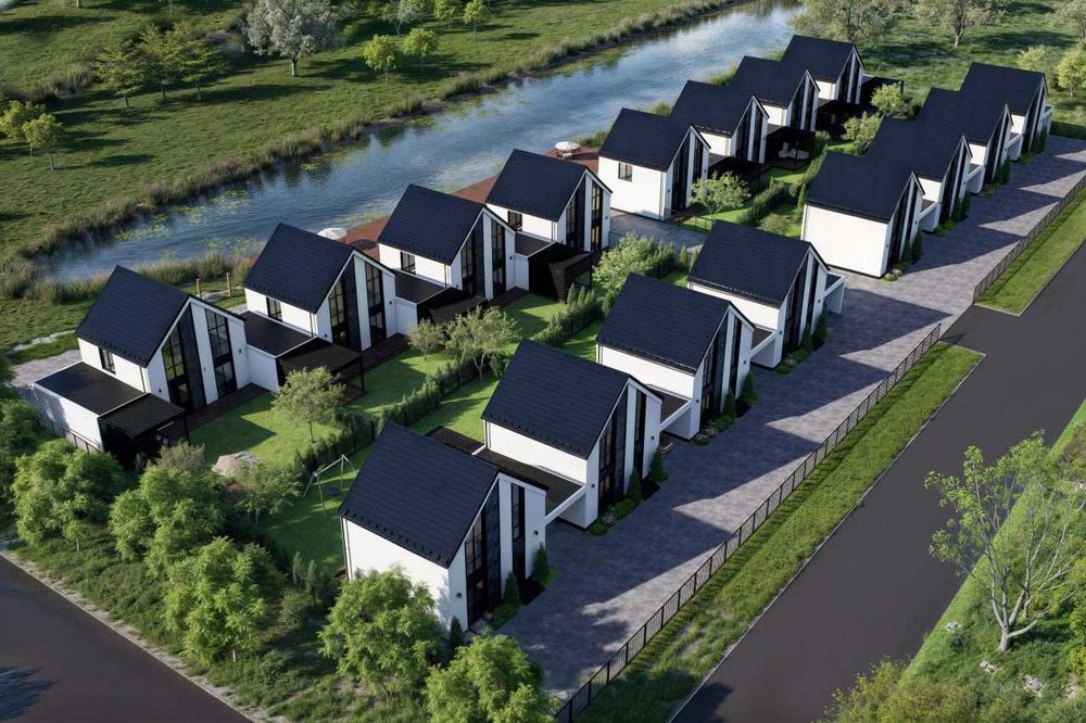 Продаж котеджу таунхаусу дуплексу в с.Погреби. Будинок 100 кв.м