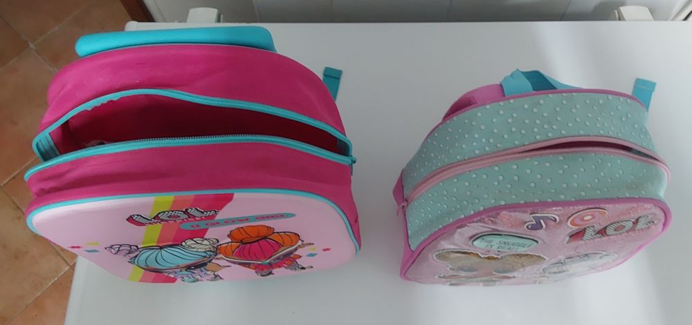 2 MOCHILAS, 3D E 2D PARA CRIANÇA.Casa,Escola,Férias,Viagens,Quarto.