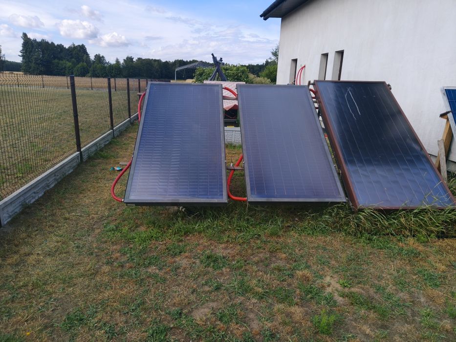 Solary do grzania CWU , basenu