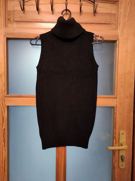 Sweter bezrękawnik golf Michael Kors XS czarny