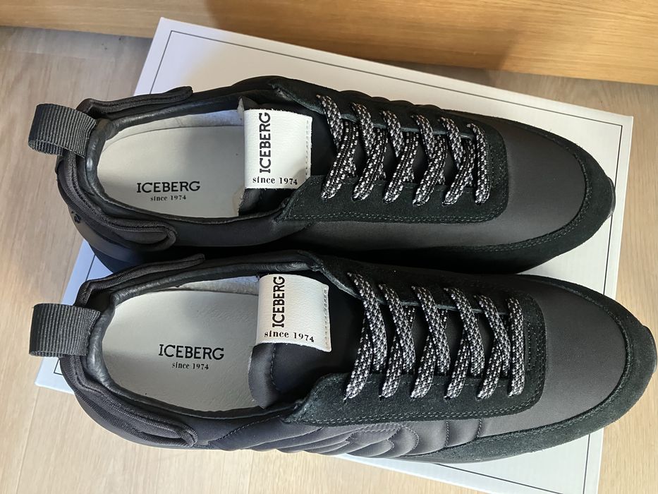 Iceberg męskie markowe Sneakersy buty black Nowe 46