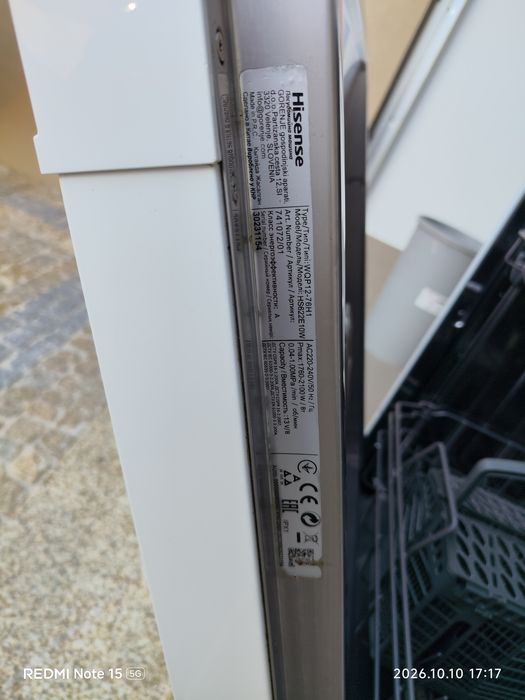 Vendo máquina de lavar loiça Hisense HS622E10W
