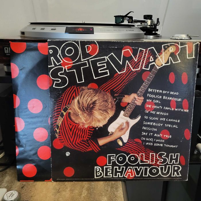 Rod Stewart - Foolish Behaviour 1980 USA stan super
