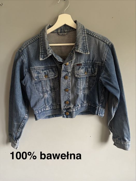 Jeansowa krotka kurtka rozmiar M 100% bawełny