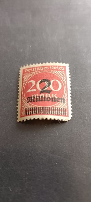 Znaczek 1923 Weimar  Niemcy 2 million 200